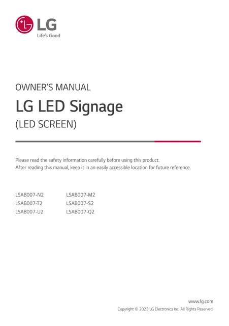 lg LSAB007-T2.AEU